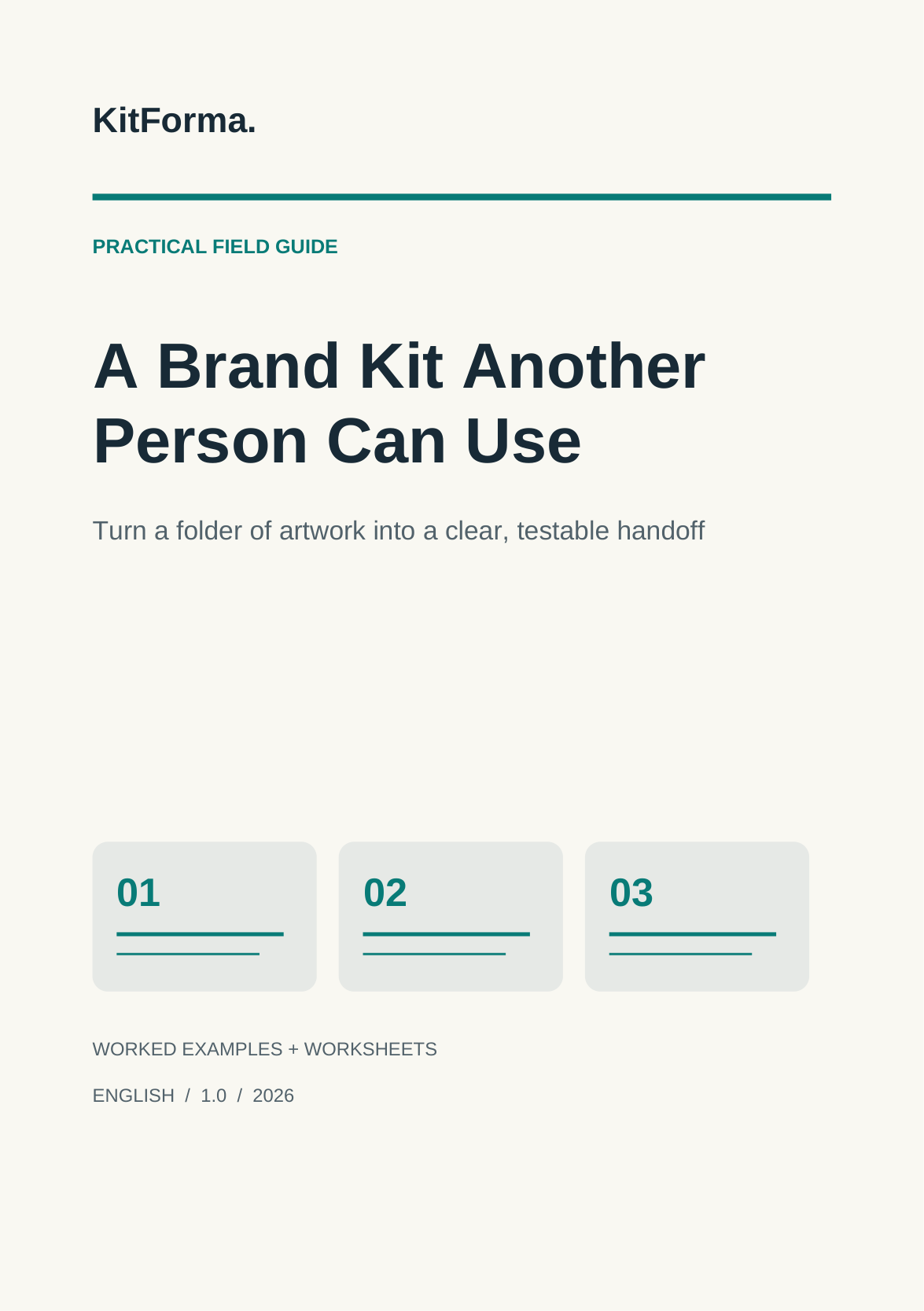A Brand Kit Another Person Can Use