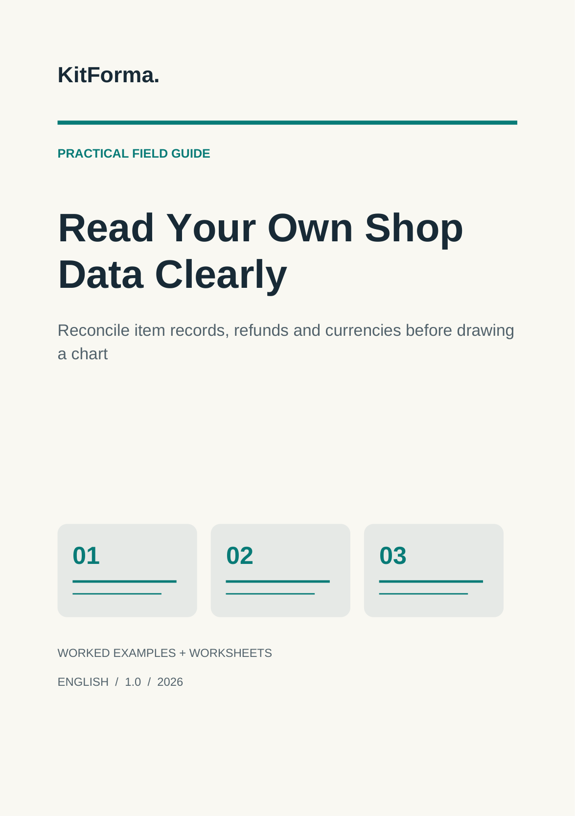 Read Your Own Shop Data Clearly