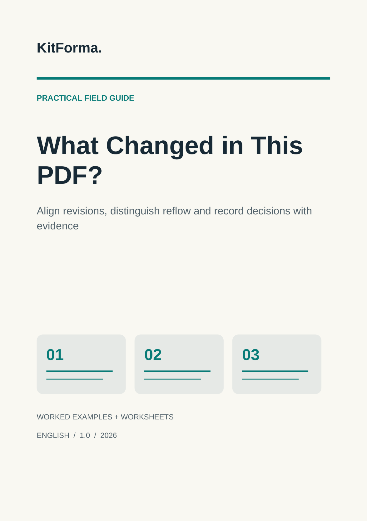 What Changed in This PDF?