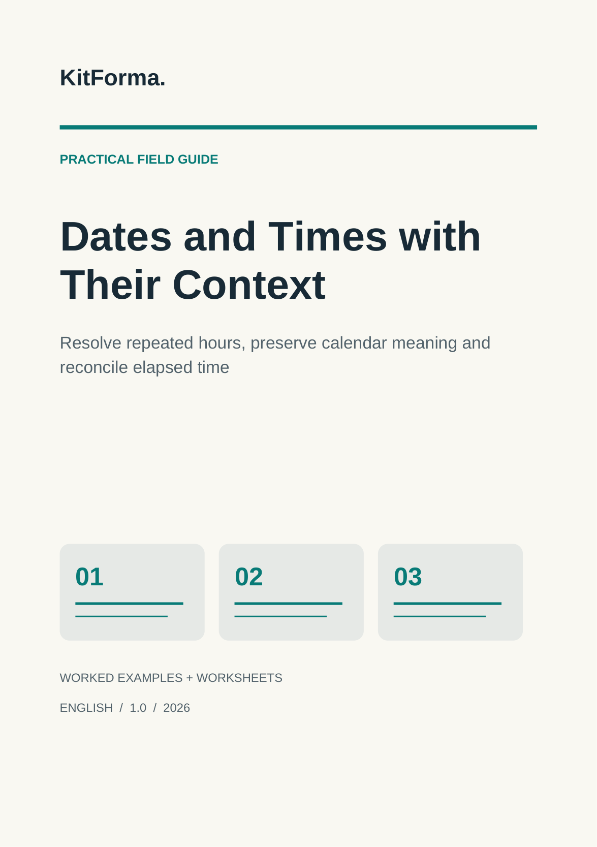 Dates and Times with Their Context